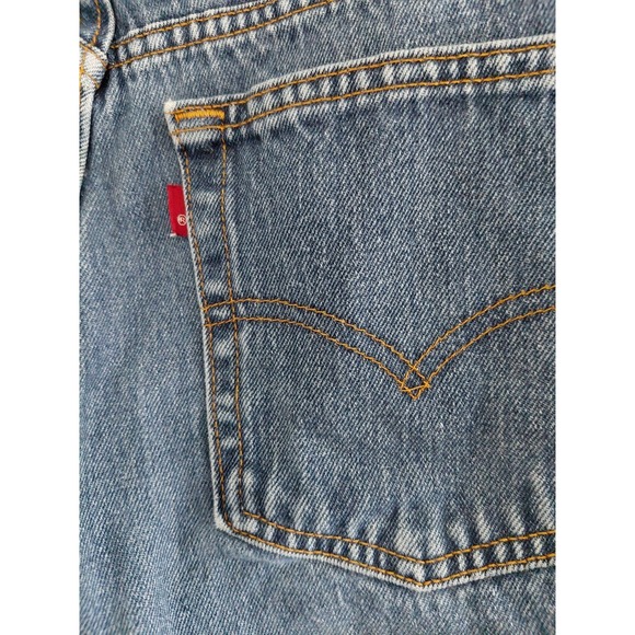 VINTAGE Levi's 512 Denim Jeans Size 14 USA Slim Fit Tapered Leg "R" Only Tag - Picture 4 of 13